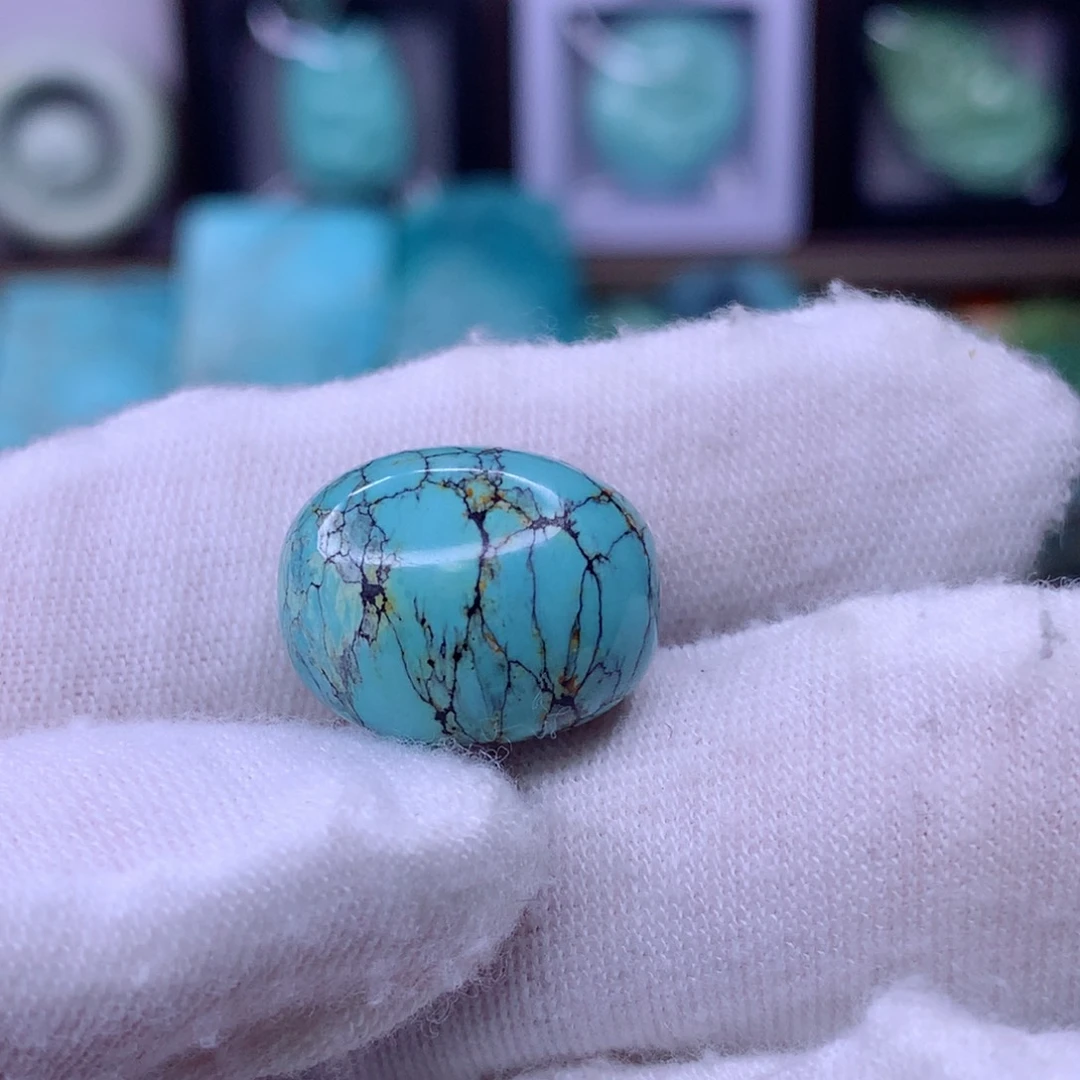 绿松石未镶嵌枣珠