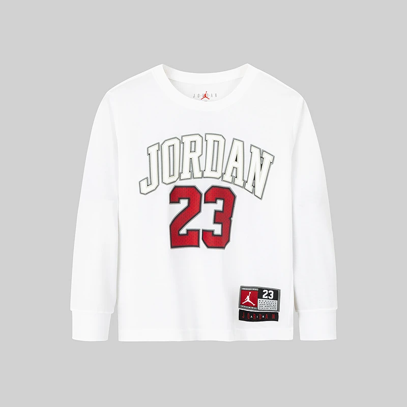 【官方旗舰】AIR JORDAN童装商场同款儿童休闲时尚舒适长袖T恤C591