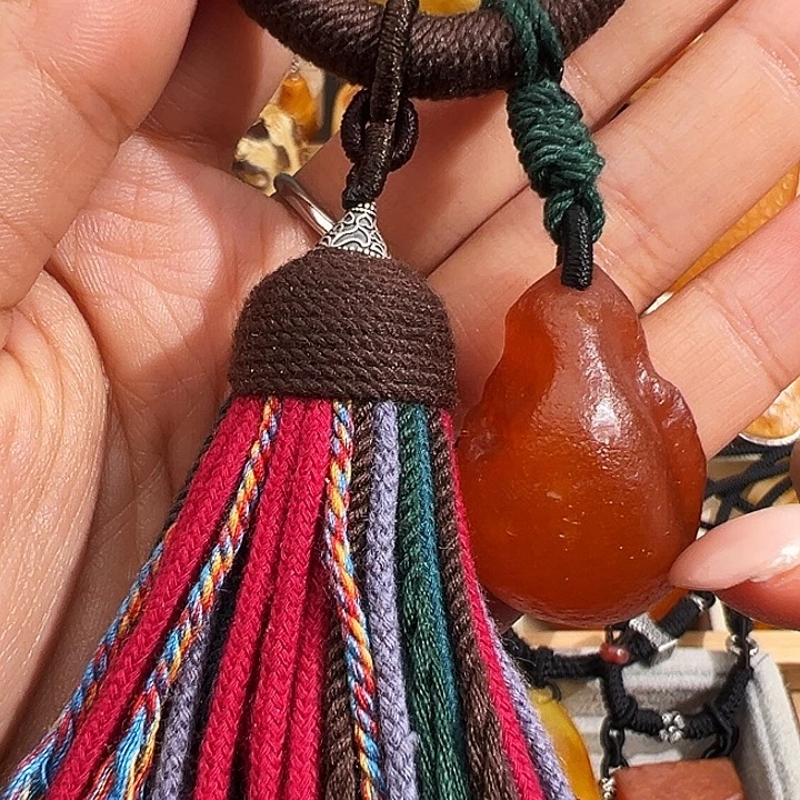 蜜蜡裸石未镶嵌棒*哒我