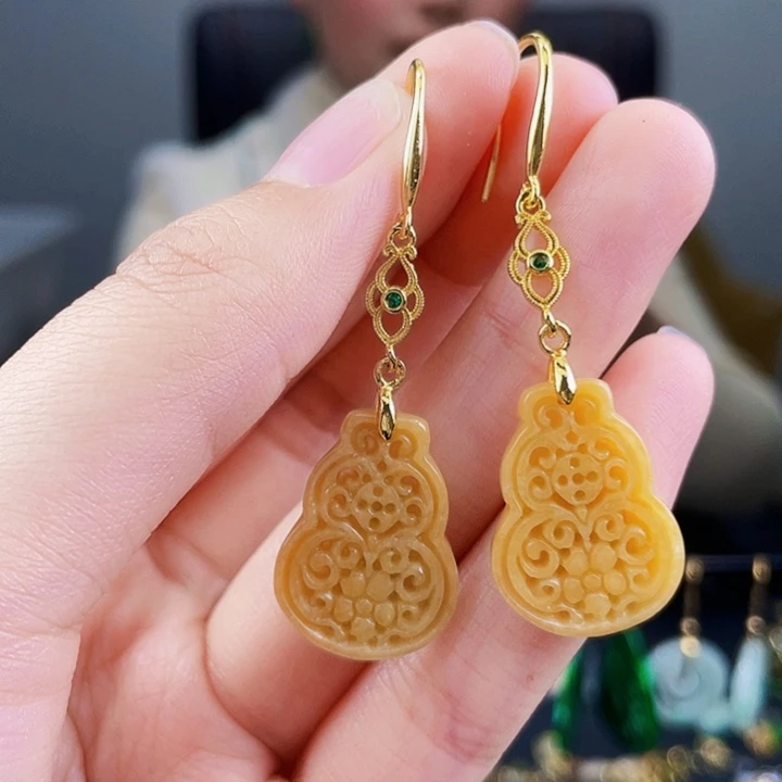 翡翠耳饰未镶嵌饰品