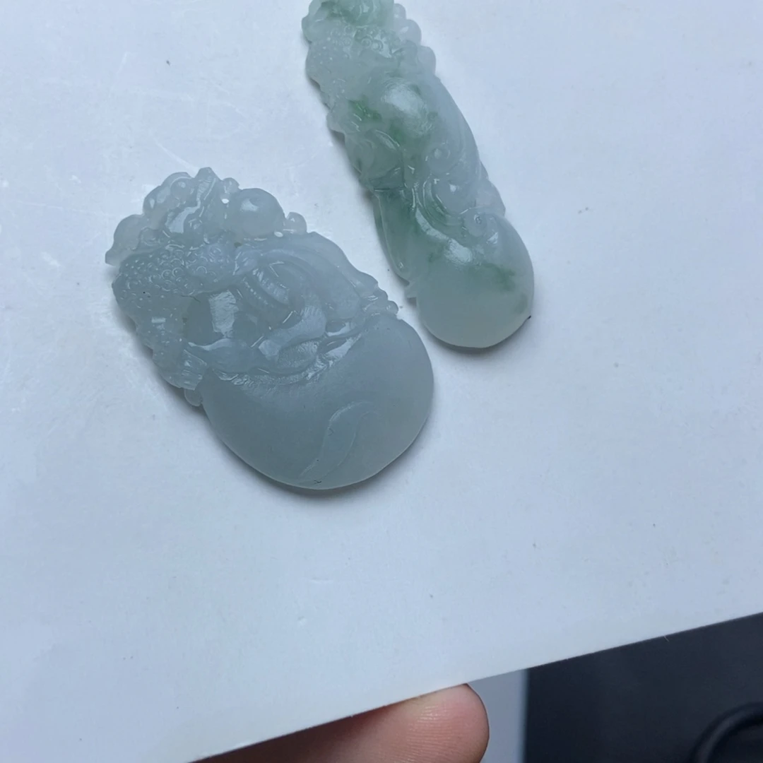 未镶嵌定制翡翠幸**星如意