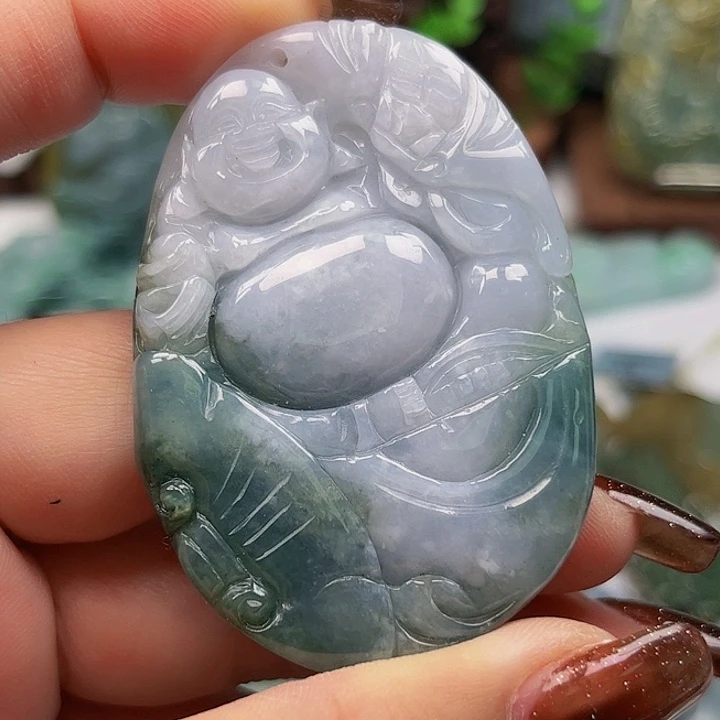 翡翠未镶嵌颈饰挂件