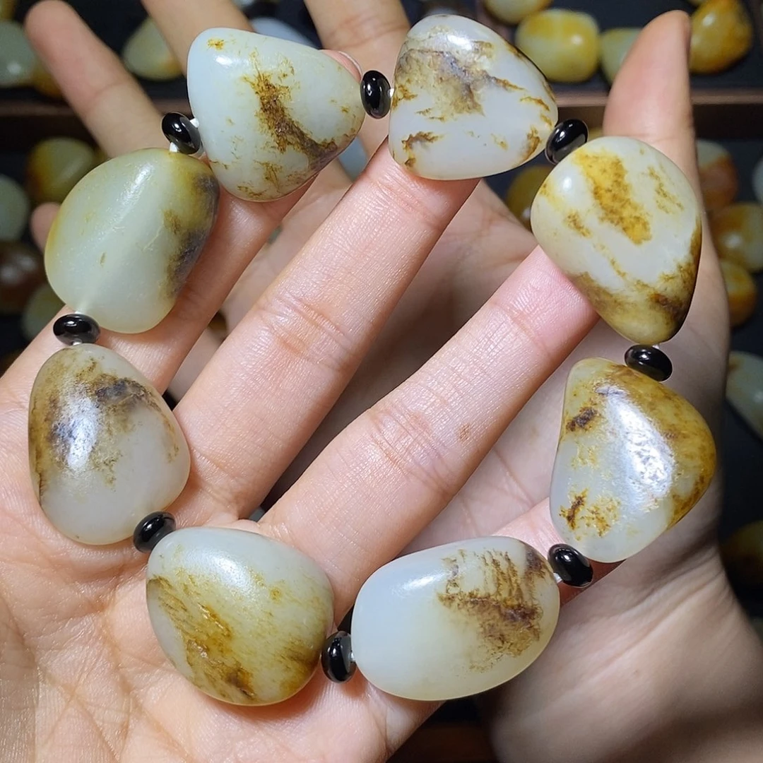 九***歌和田玉未镶嵌手链