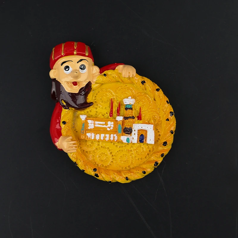 新疆本地仓直发旅游纪念品新疆特色磁力民族特色冰箱贴B