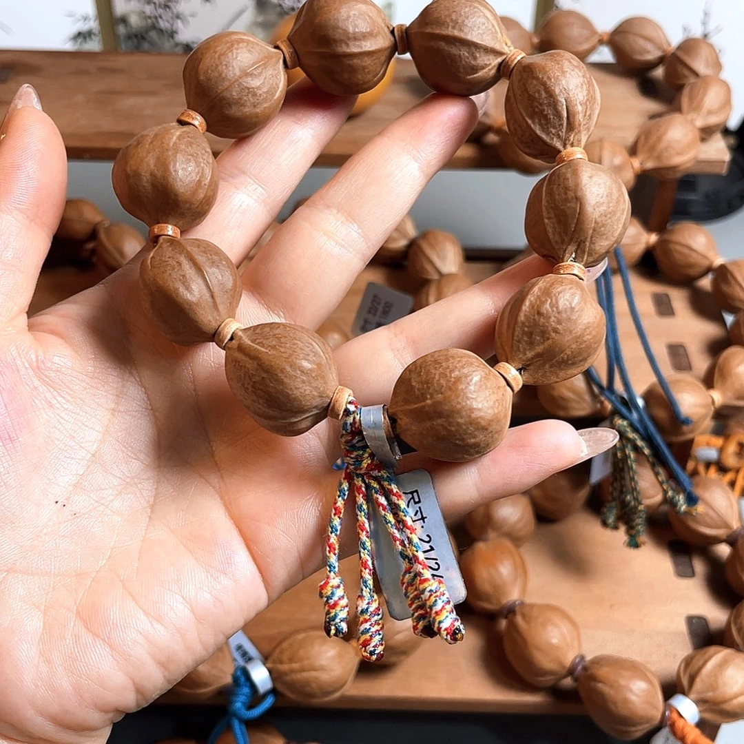 棠****橄榄核手串/手链20/24梅林铁核