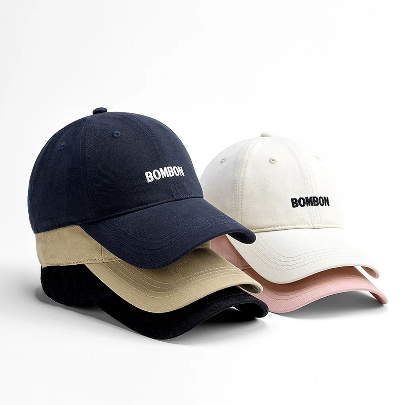 RVBLAB2025新款韩版字母刺绣棒球帽女休闲百搭显脸小加大加宽帽檐