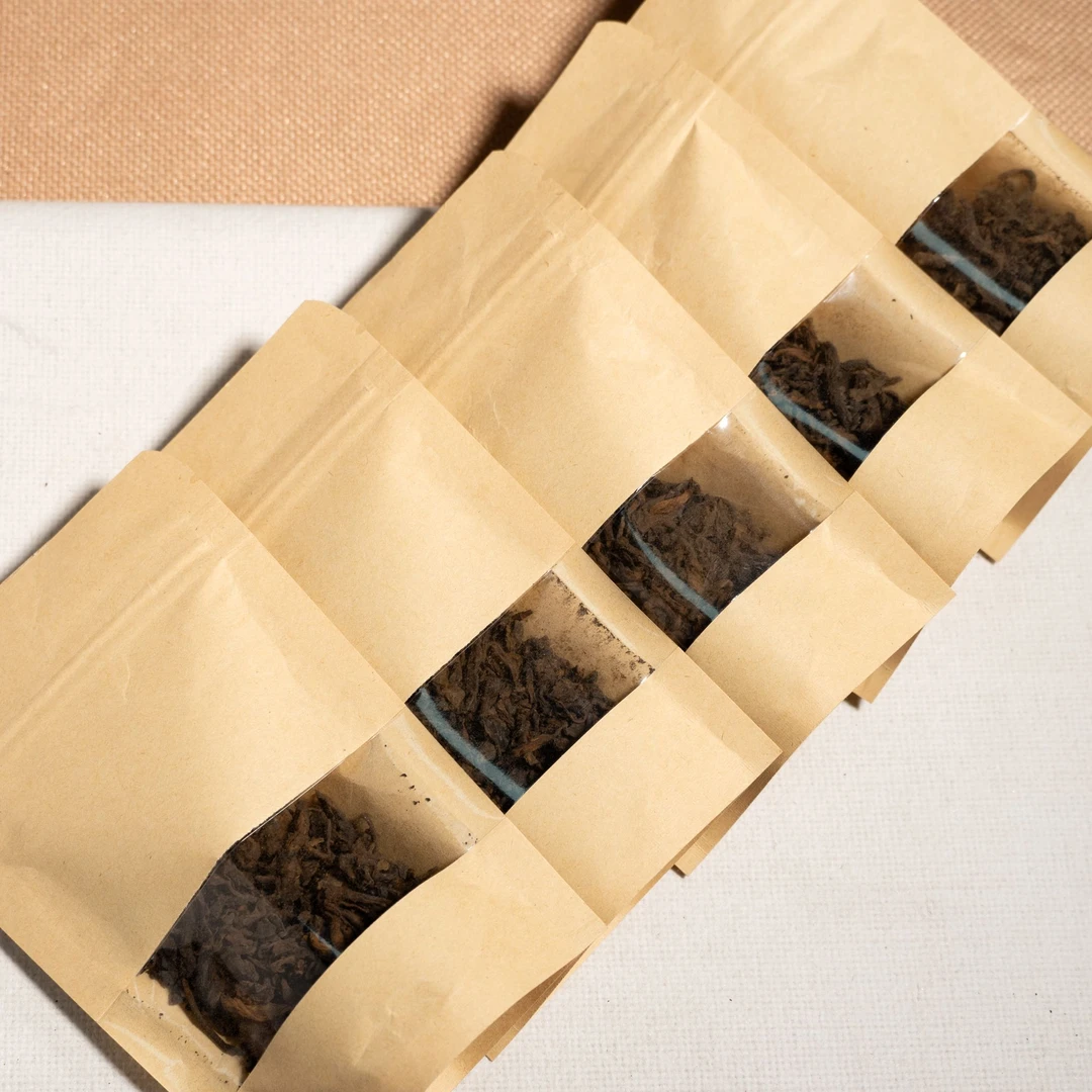 【陆】五泡千福茶仓高端茶样品鉴装五泡