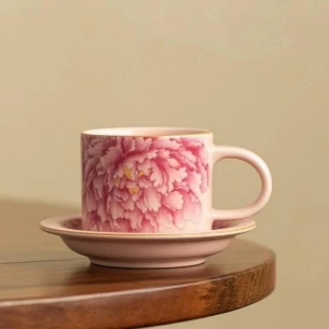 G2400-艳妆国色佳丽咖啡杯CY家居适用彰显高雅格调增添生活浪漫氛