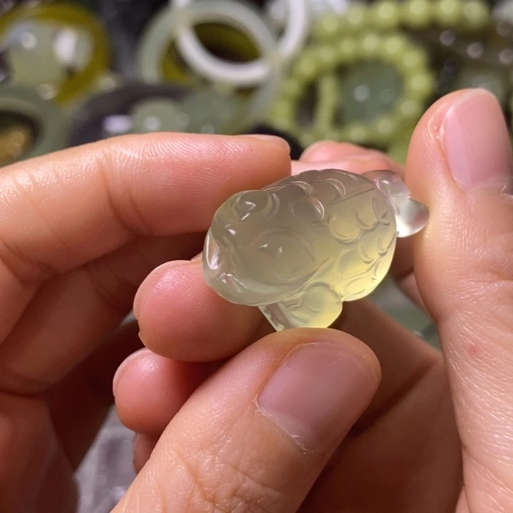 岫玉天然岫玉挂件未镶嵌