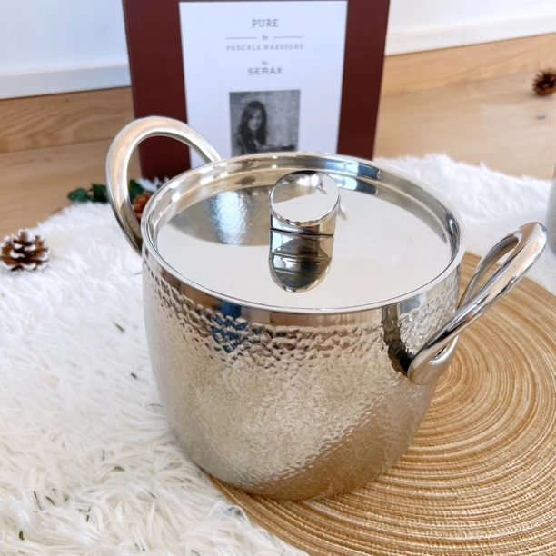 出比利时18cm锤纹汤锅 高约15.5cm 容量4.5L