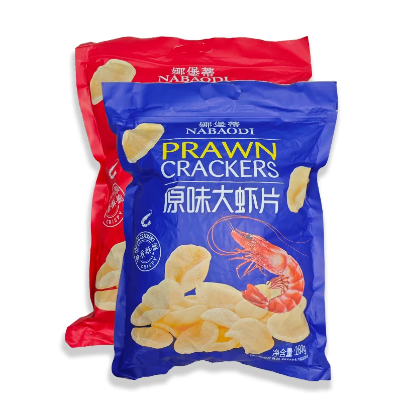 /娜堡蒂大虾片原味葱香鸡肉味薯片膨化食品超大包零食
