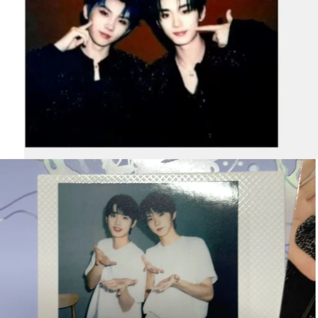 时代少年团楼非楼团体款小卡祺鑫拍立得两款红衣白衣可选已绑定