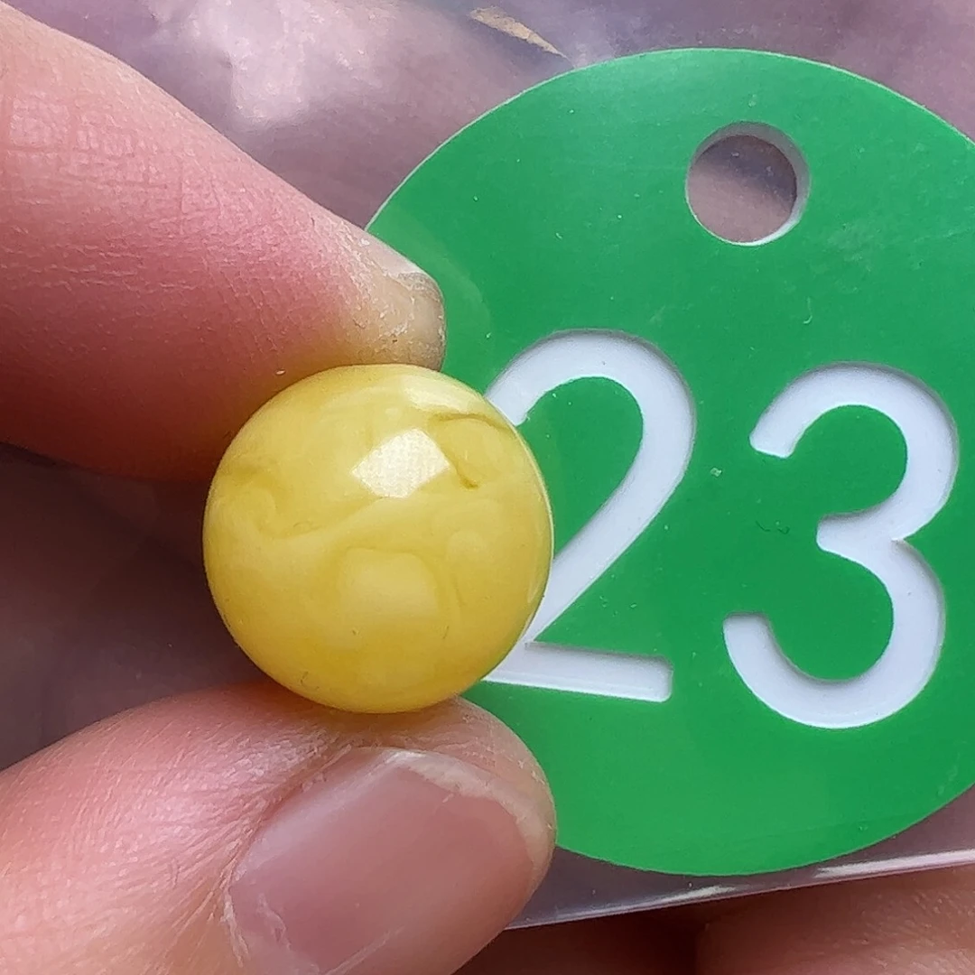 蜜蜡未镶嵌珠宝奇石12mm微瑕