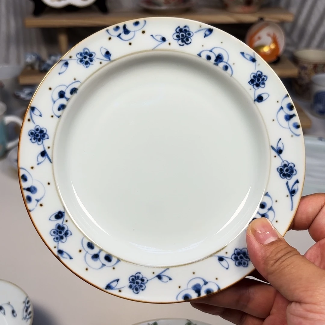 陶德七窑 16.3cm 甜品盘