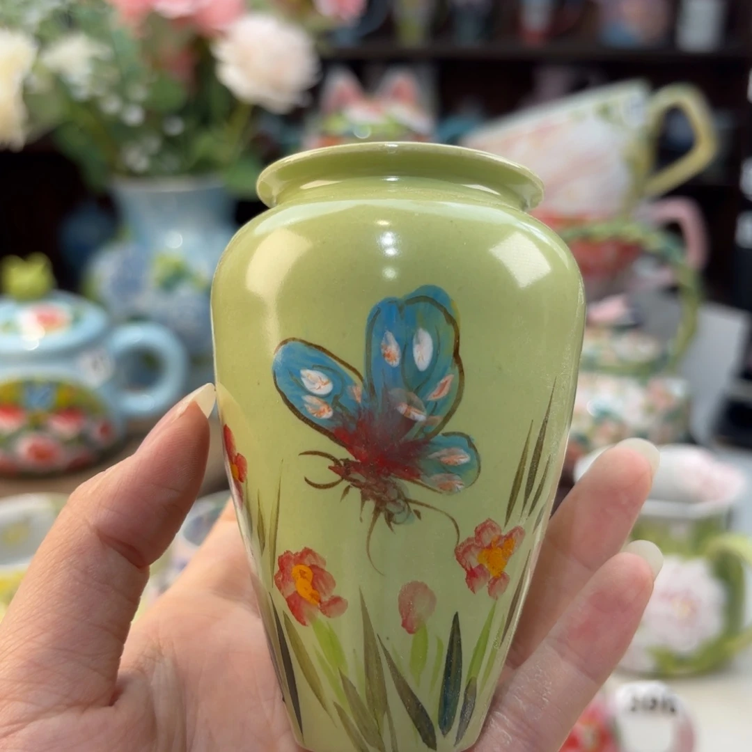 瓷片景德镇手绘高温釉下彩陶瓷茶具