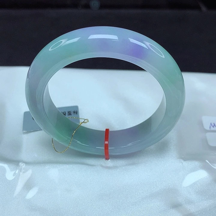 翡翠未镶嵌手镯50圈663