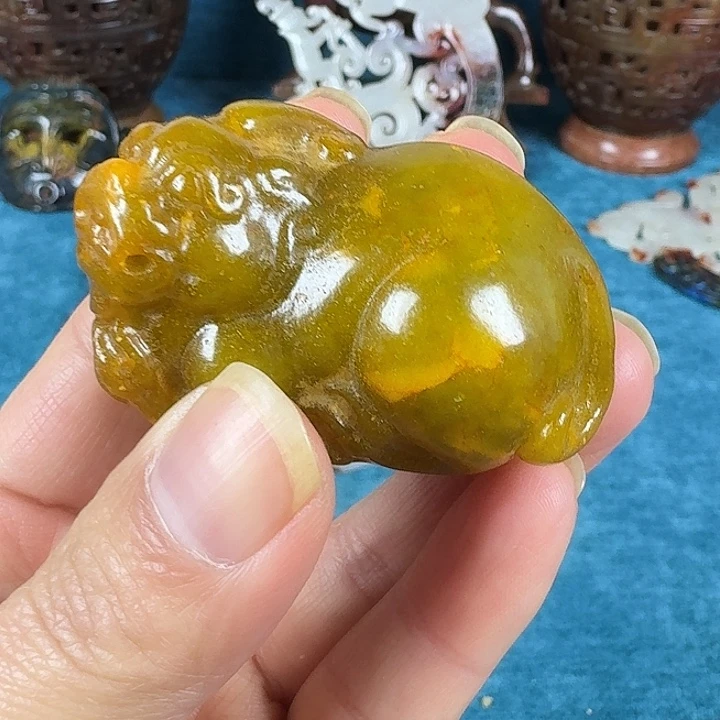 和田玉（糖玉）未镶嵌挂件