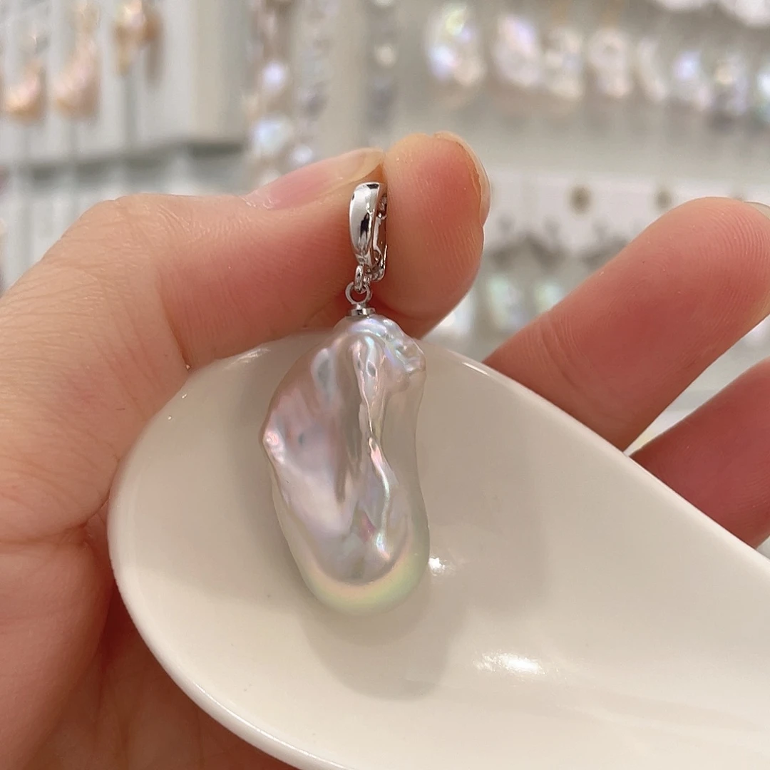 @***米颈饰未镶嵌淡水珍珠