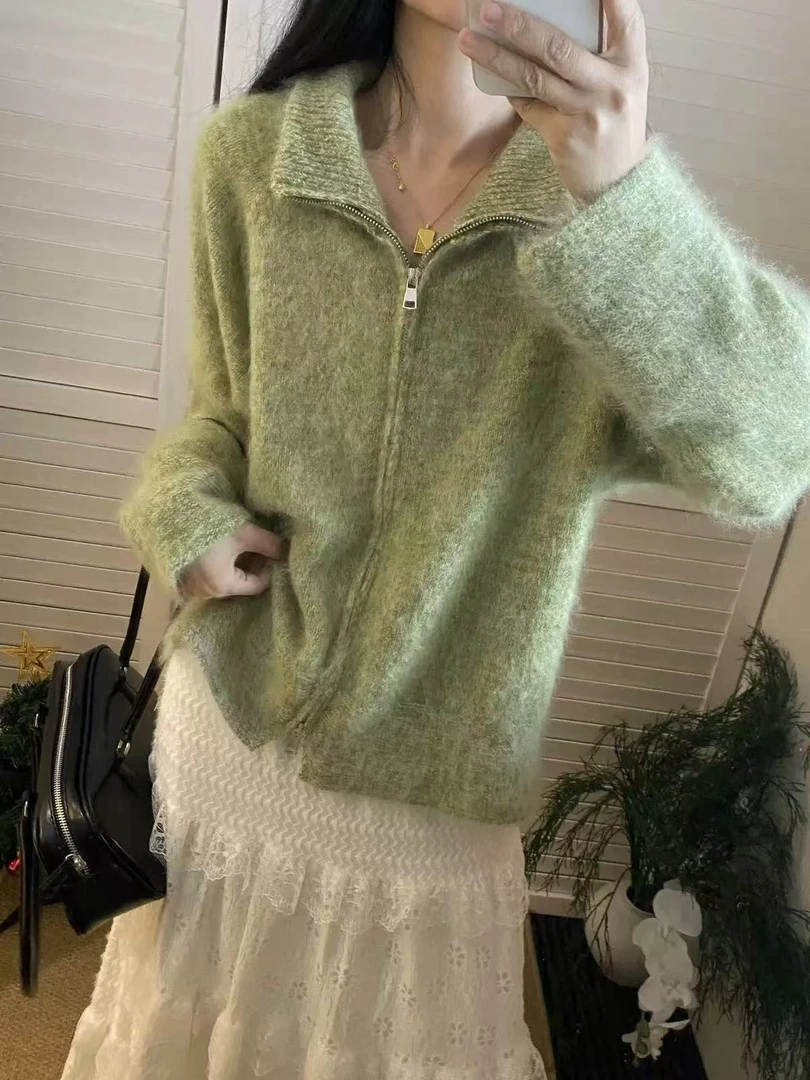 【鑫绒毛衣】秋冬季翻领见外包装毛针织衫衫百搭高领套头Y999-A262