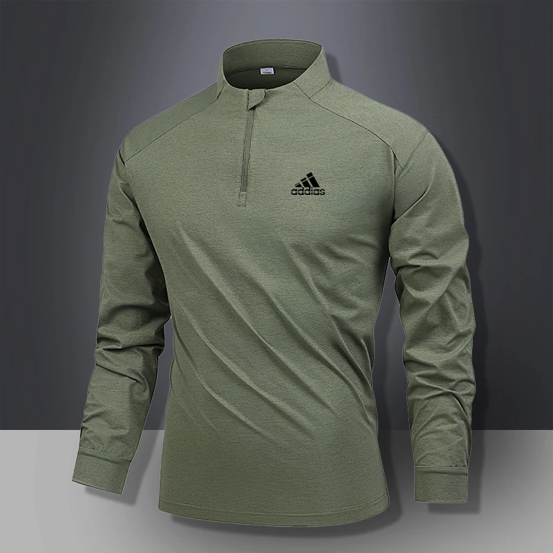 【透爽科技】速干衣男士运动透气长袖T恤男 户外徒步休闲健身服上衣