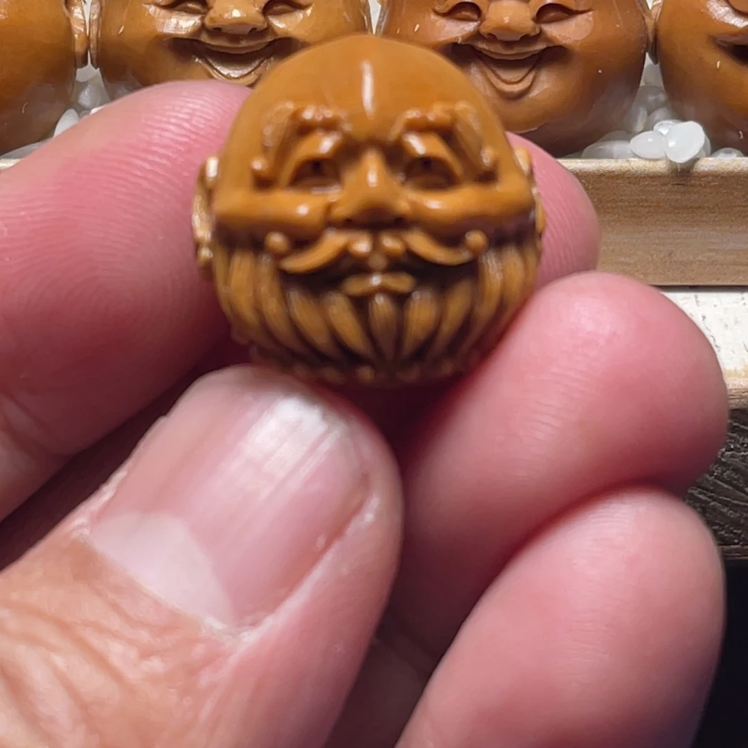 橄榄核手串/手链2.1*2.1铁核须派罗汉单籽