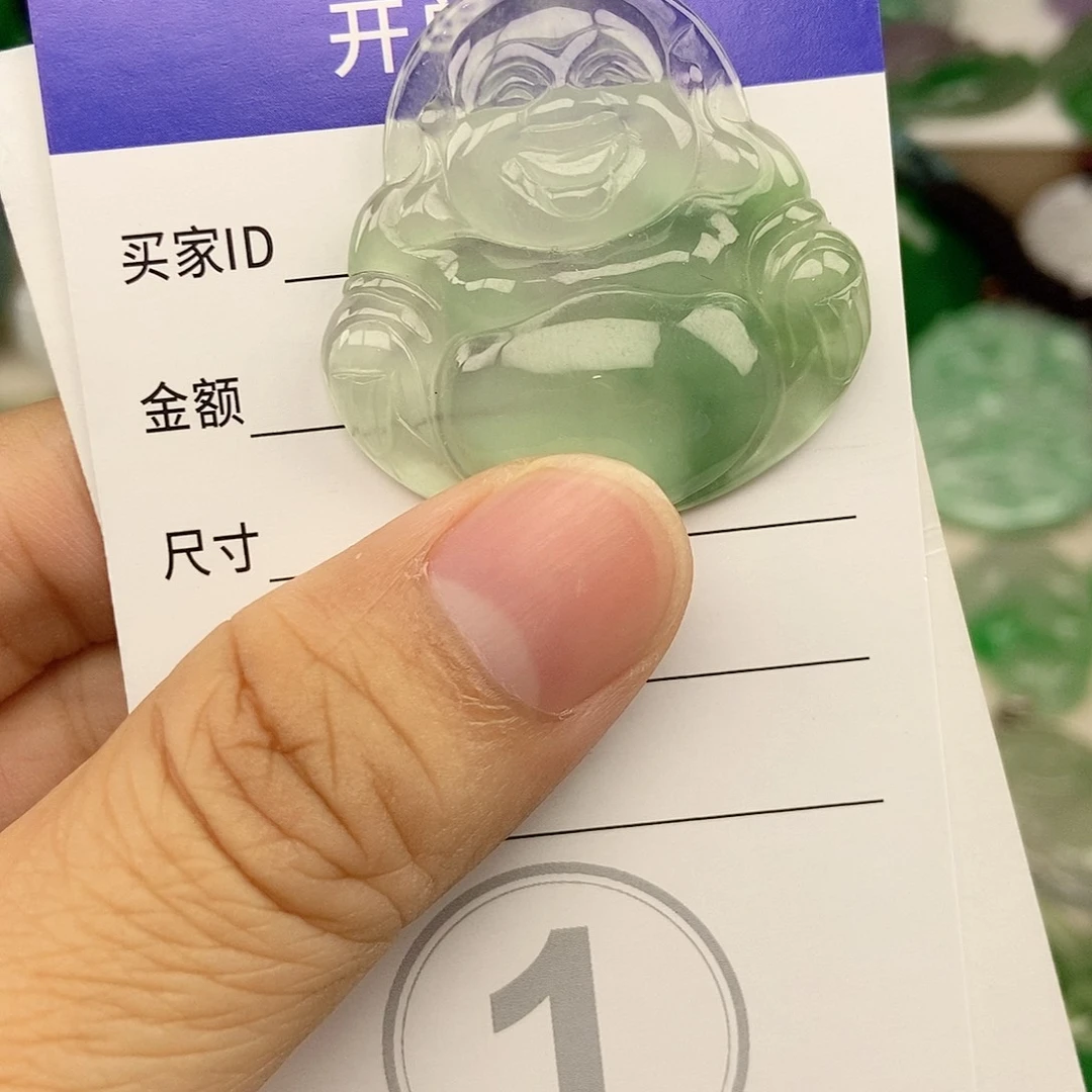 颈饰未镶嵌翡翠佛公