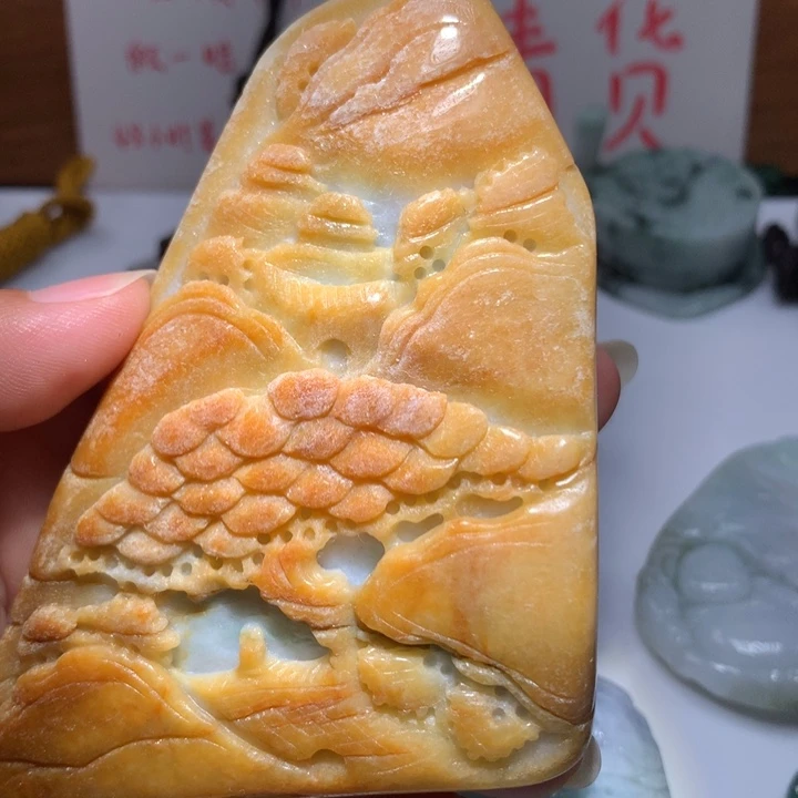 颈饰未镶嵌翡翠保真天然A货翡翠