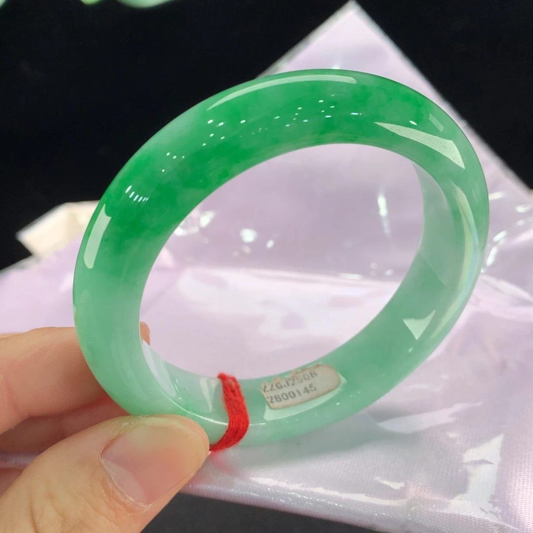 翡翠未镶嵌手镯0145