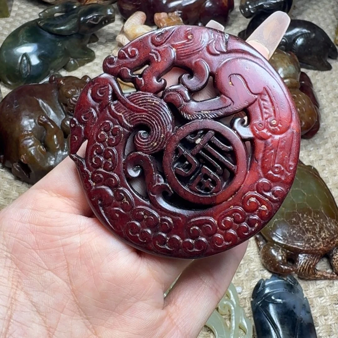 白玉菩提吊坠挂件