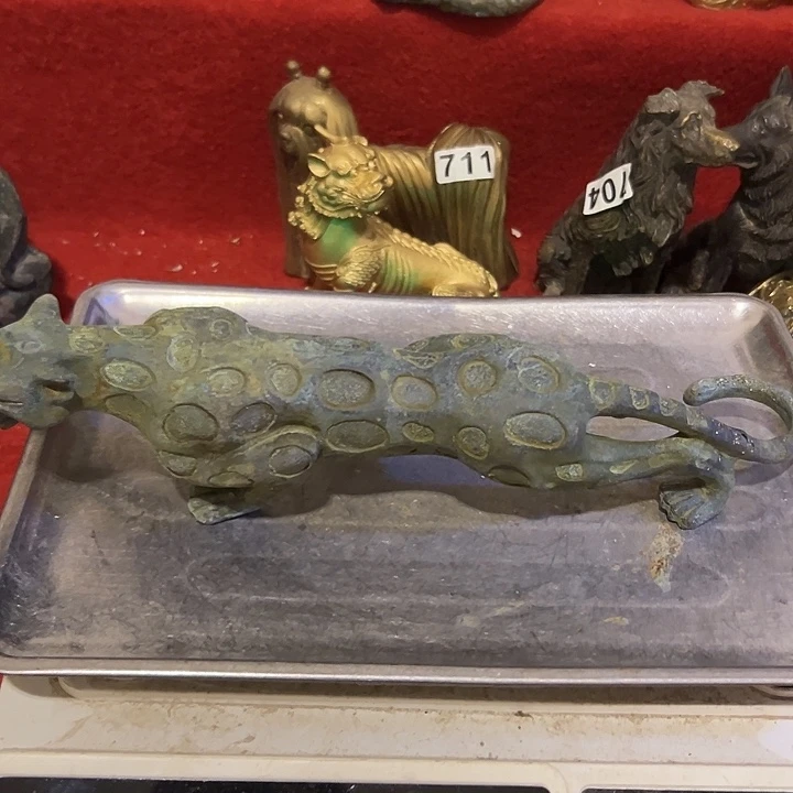 大***丝黄铜摆件，文房工艺品摆件