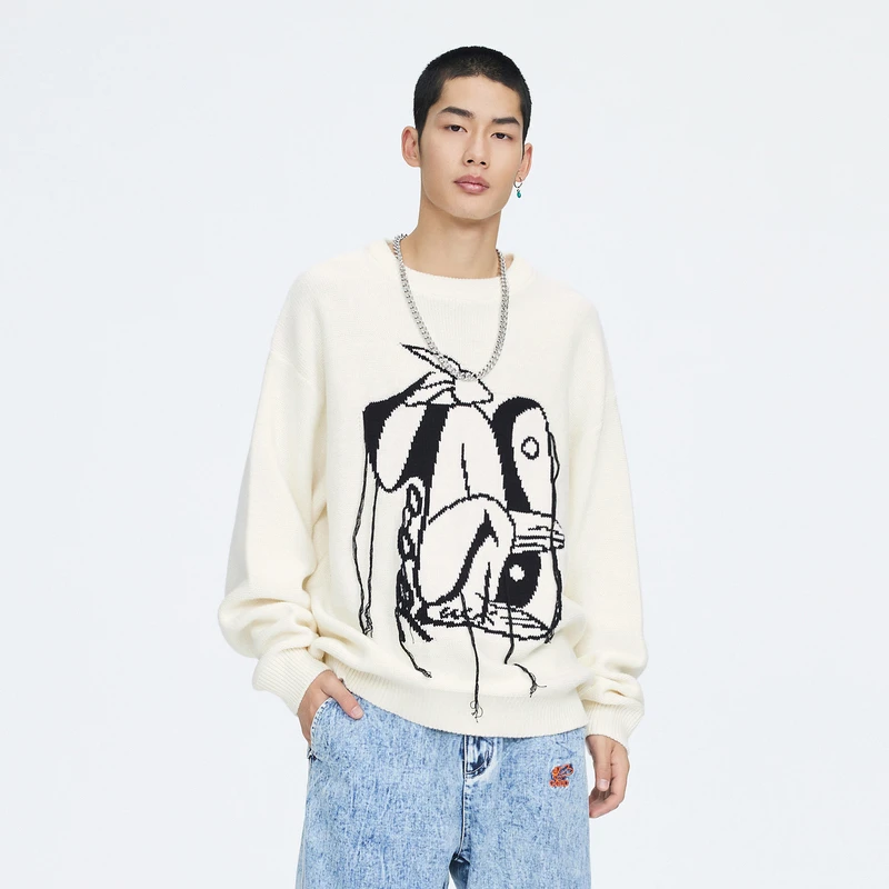 【INXX】福利Standby  潮牌春新品套头针织衫情侣XMD1060497