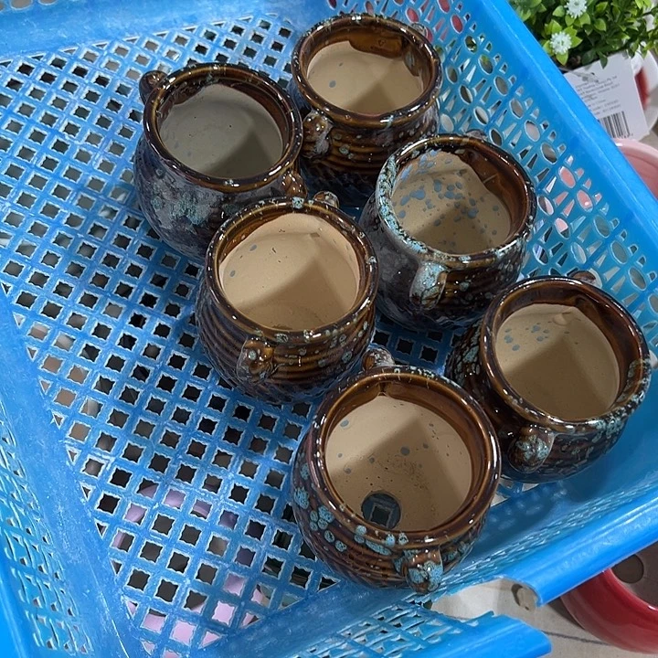 微瑕陶瓷花盆满9.9发