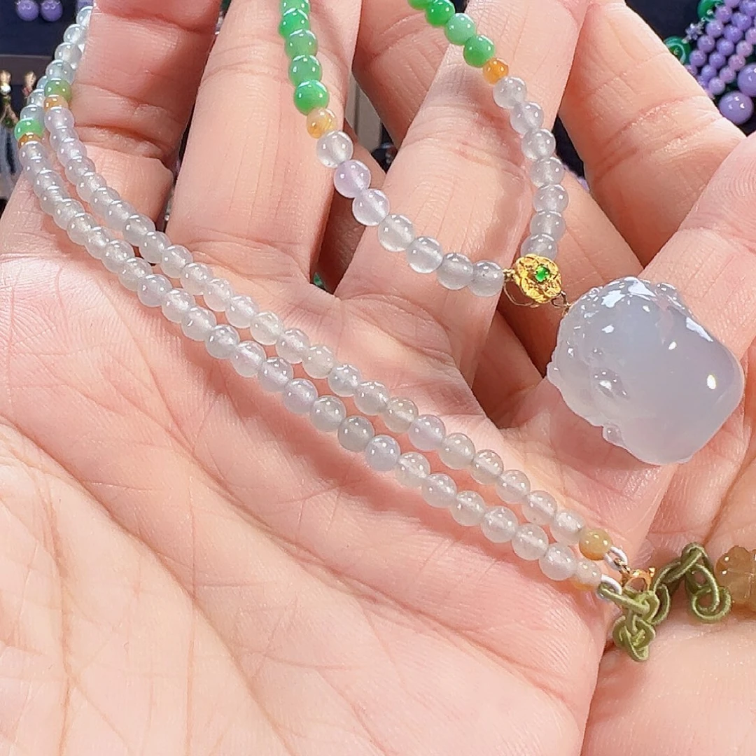 翡翠未镶嵌颈饰签收后24小时鉴赏期