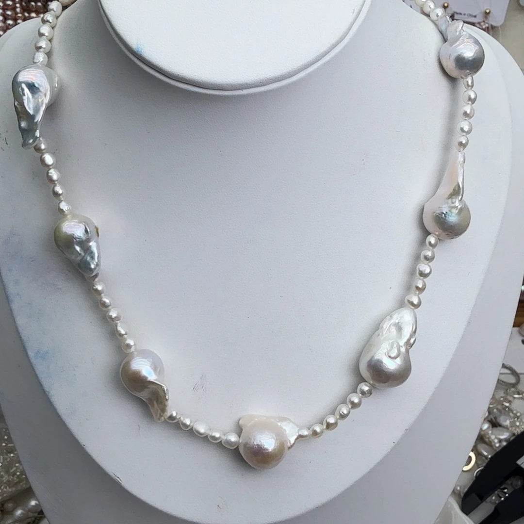 淡水珍珠未镶嵌颈饰