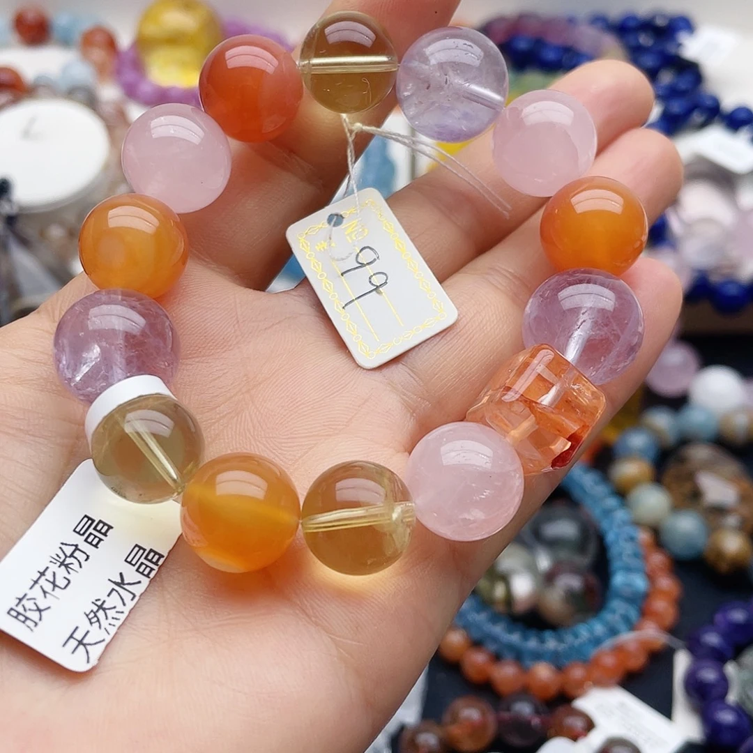 烟晶戒指银S925镶嵌