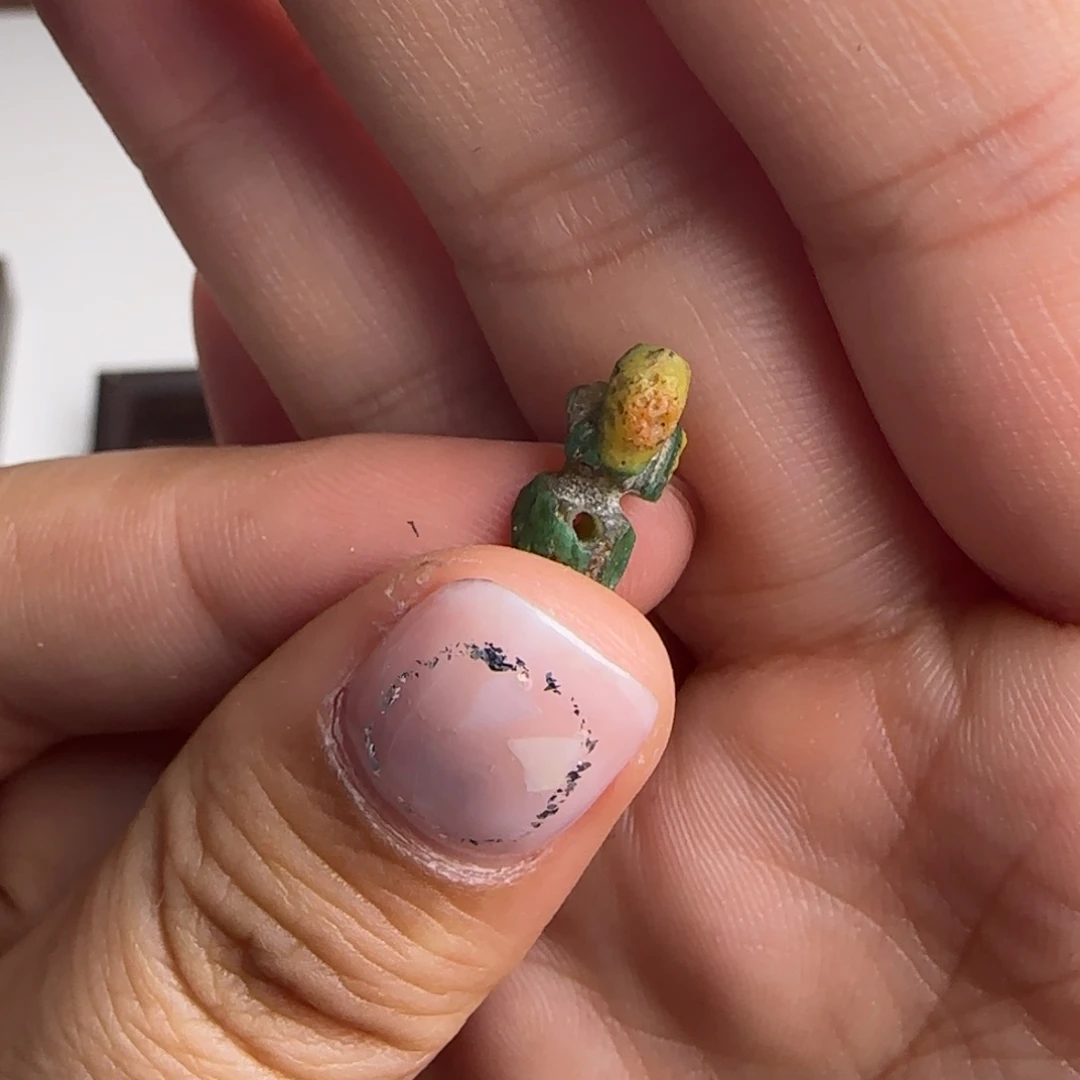 小***波玛瑙/玉髓合金珠宝奇石