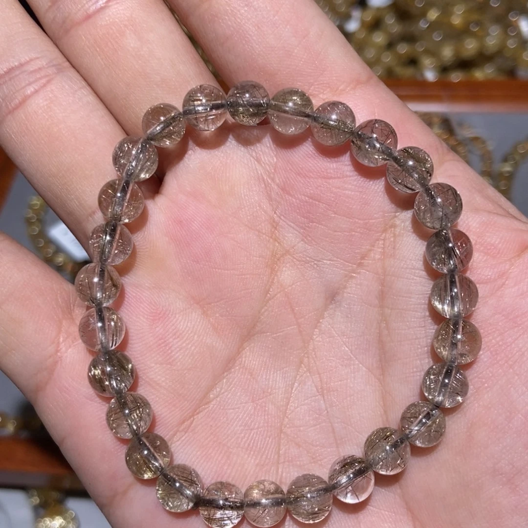 水晶手链未镶嵌银发7m