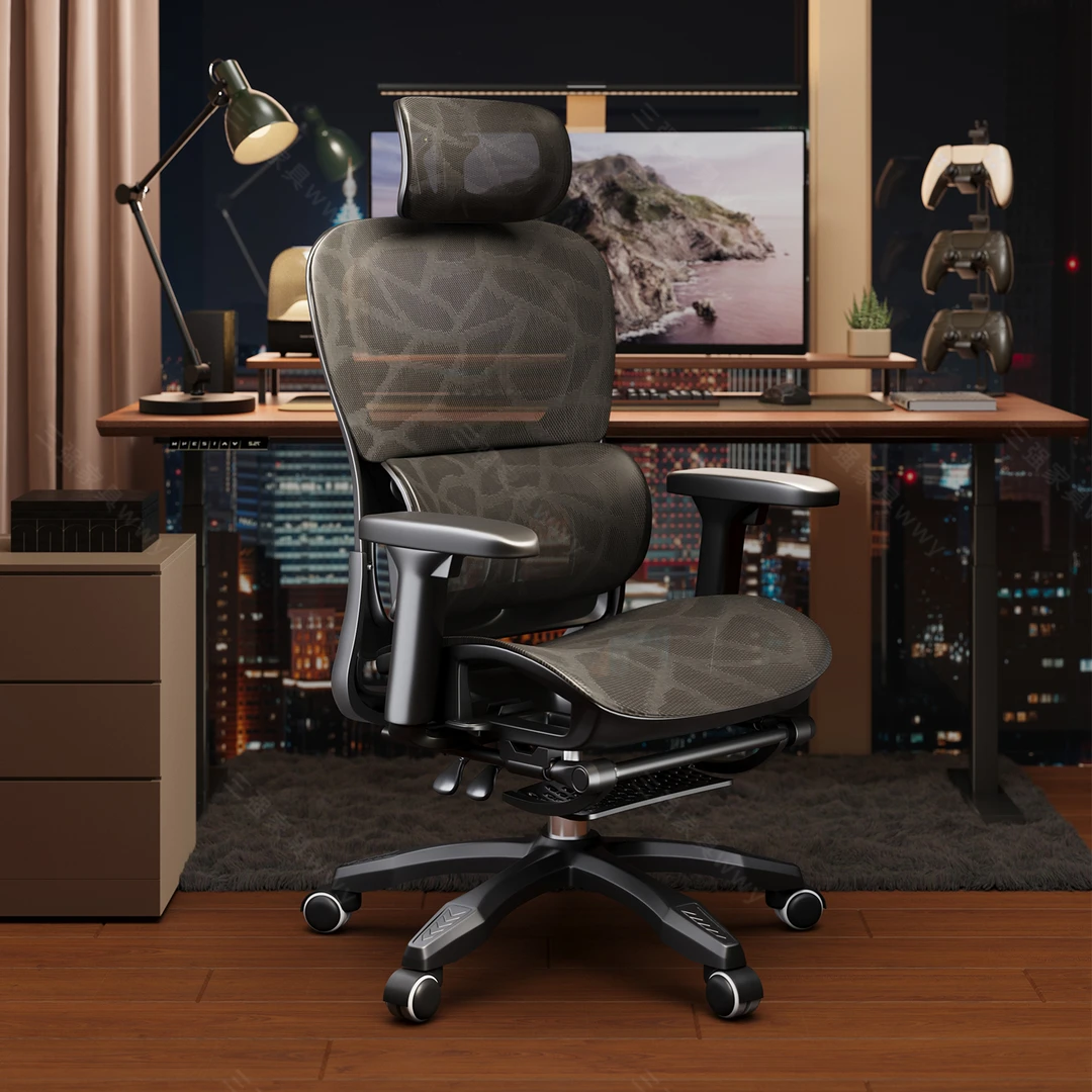 人体工学椅家用护腰电脑椅宿舍舒适久坐靠背电竞椅子可躺办公椅子