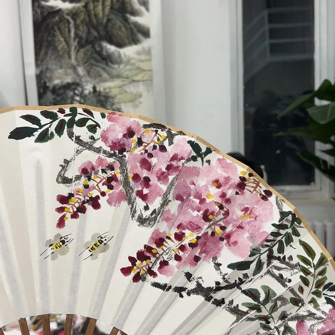 国画李文峰扇面作品