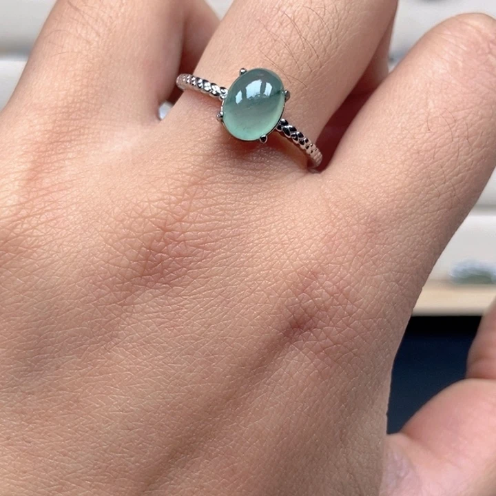 翡翠未镶嵌戒指戒指