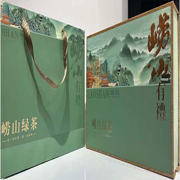 【小秦姐专属】中秋超值礼盒装崂山绿茶鲜嫩豌豆香正宗源头茶厂特产