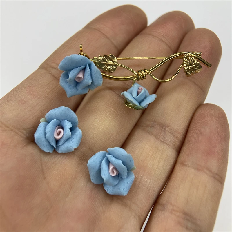 合金胸针 花朵胸针耳环套装2-9【2070103-030】