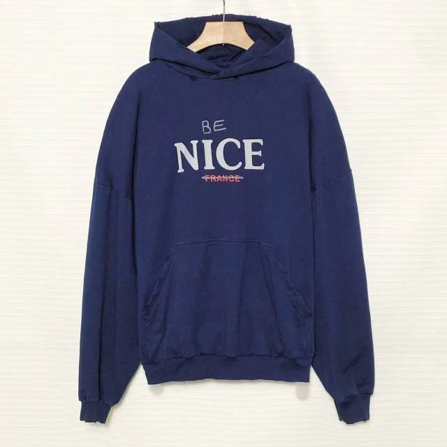 95新 Balenciaga/巴黎世家  时尚 百搭 logo 卫衣/3码/XG-Y22593