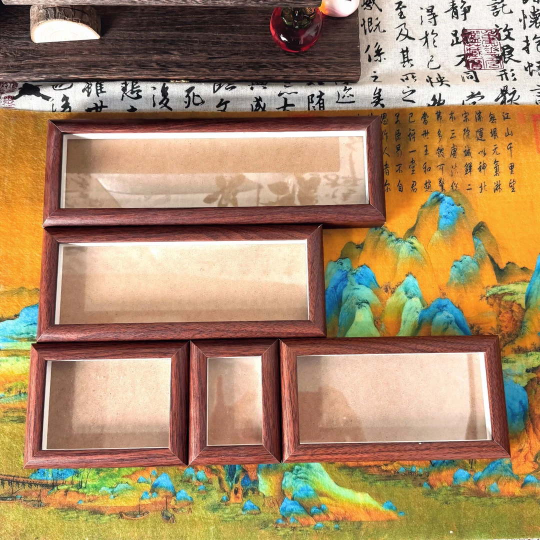 书心工厂【到手一卡到五卡胡桃色画框五个】空框不带卡