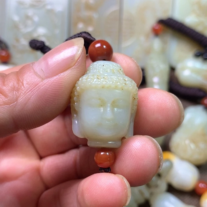 和田玉挂件未镶嵌合**宽