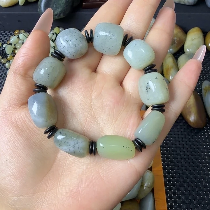 真***尘和田玉未镶嵌挂件