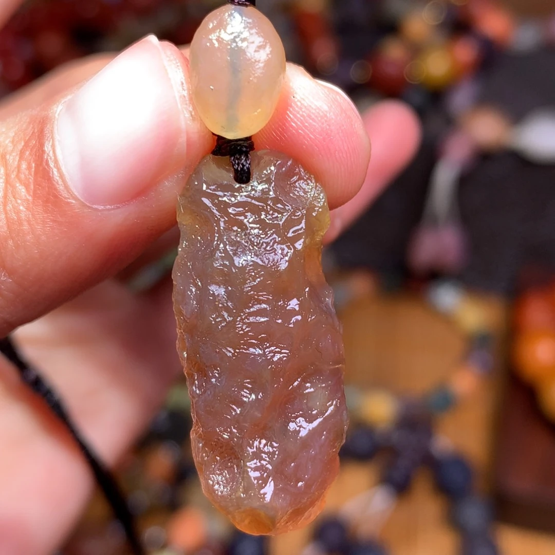 未镶嵌玛瑙/玉髓珠宝半成品