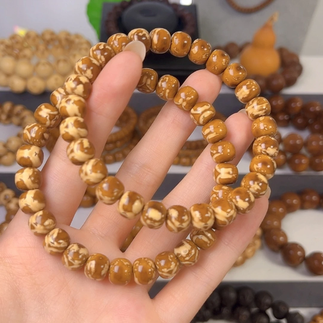 手串紫金鼠鬼脸花皮实心老型9