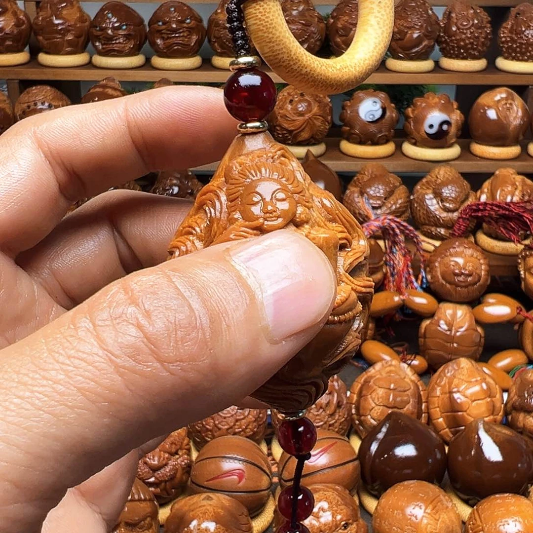 橄榄核手串/手链辉*咪九尾狐美女