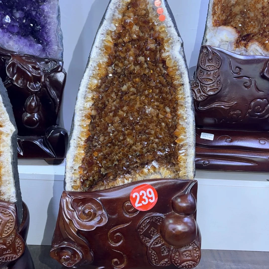 未镶嵌大型摆件（非配饰）紫晶懂